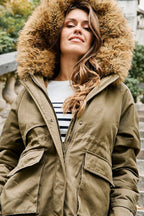 Parka À Capuche Lenny - Kaki