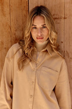 Vestido camisero Rime - Beige