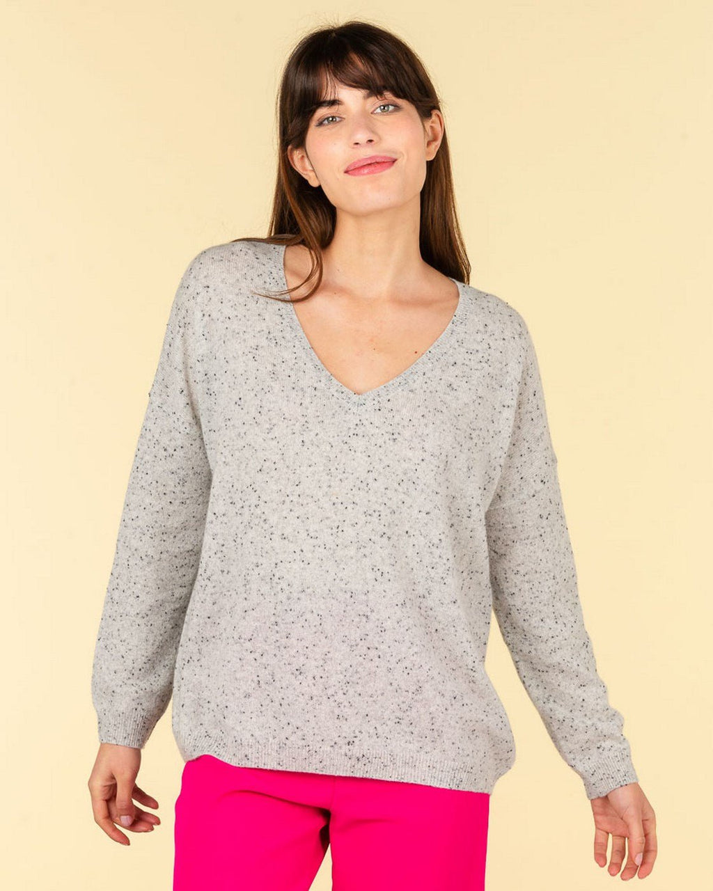 Pull Angele - Gris Multico
