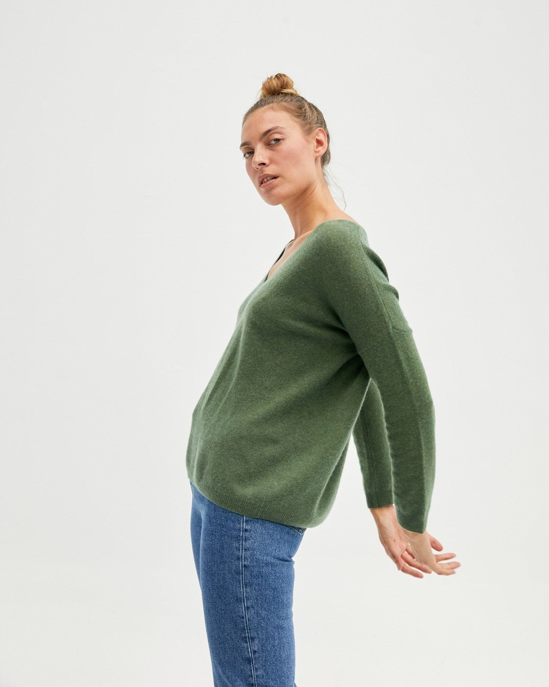 Pull Angele - Kaki