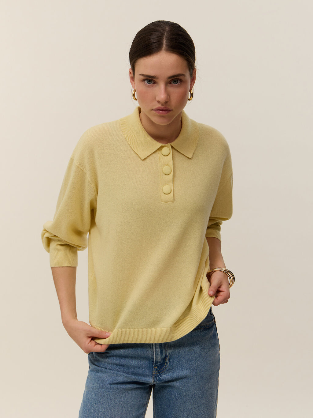 Misty cashmere jumper