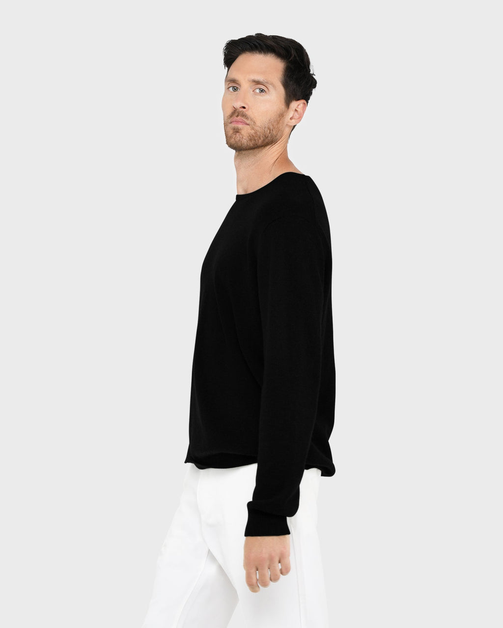 Pull Col Rond Antoine - Noir - Homme