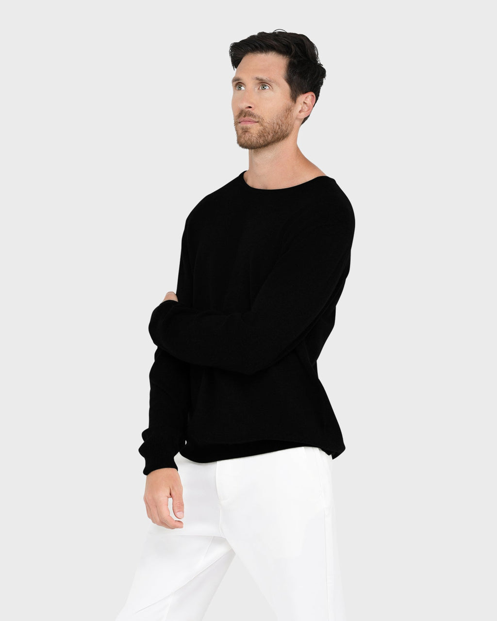 Pull Col Rond Antoine - Noir - Homme