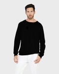 Pull Col Rond Antoine - Noir - Homme