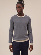 Kuli Jumper - White & Navy - Men