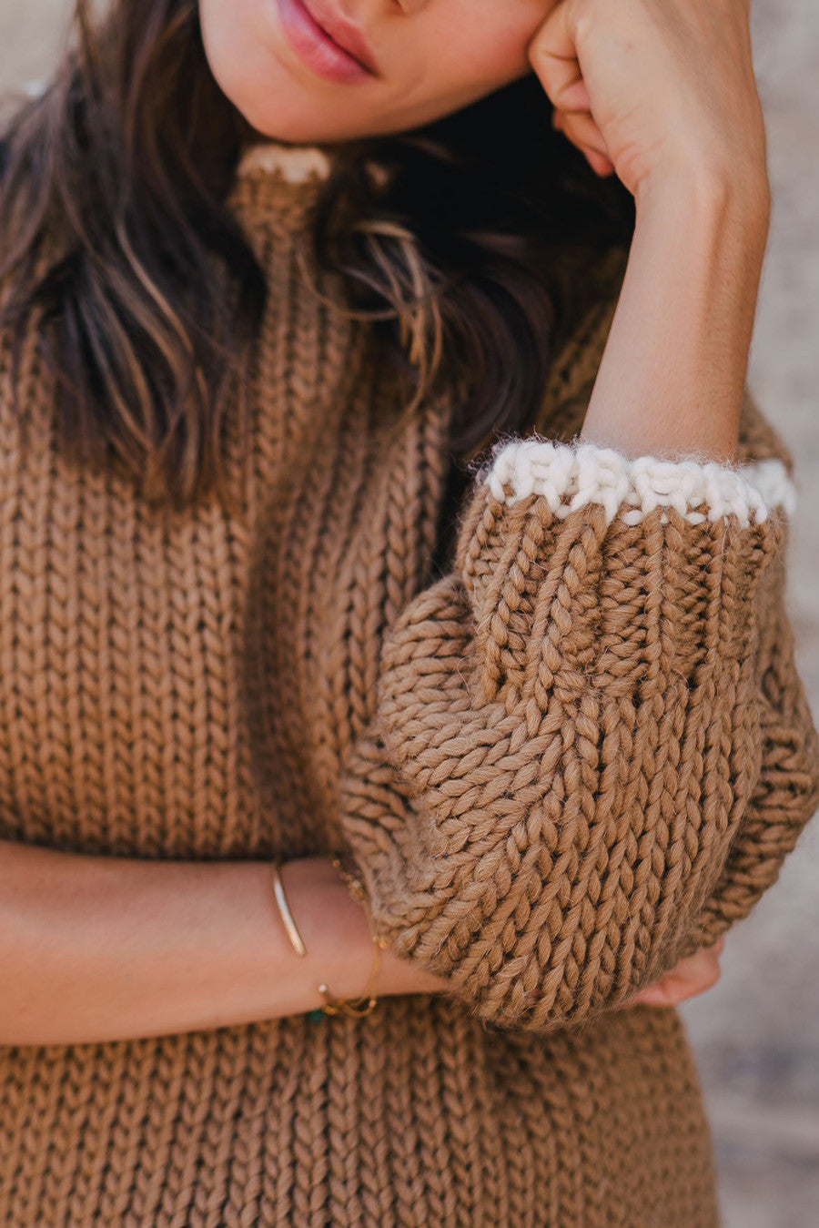 NYLIA CAMEL JUMPER