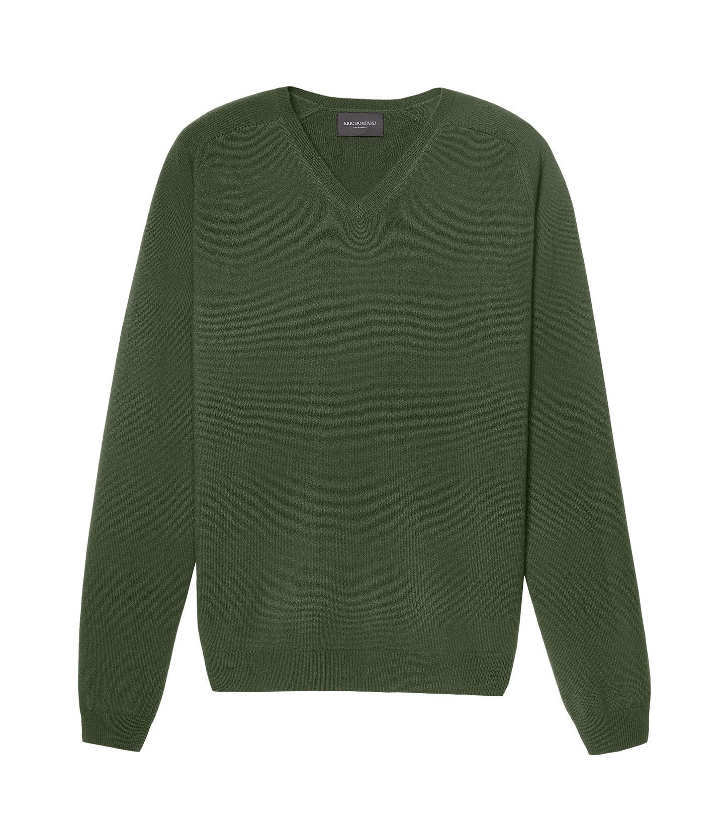 Pull V Ajuste Emmanchures Marteau - Vert Goemon - Homme