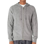Pullover K-Way Marcy Lammull Dragkedja Huva - Gråmelerad