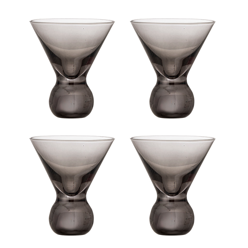 Corliss - Cocktail Glass - Grey - Glass