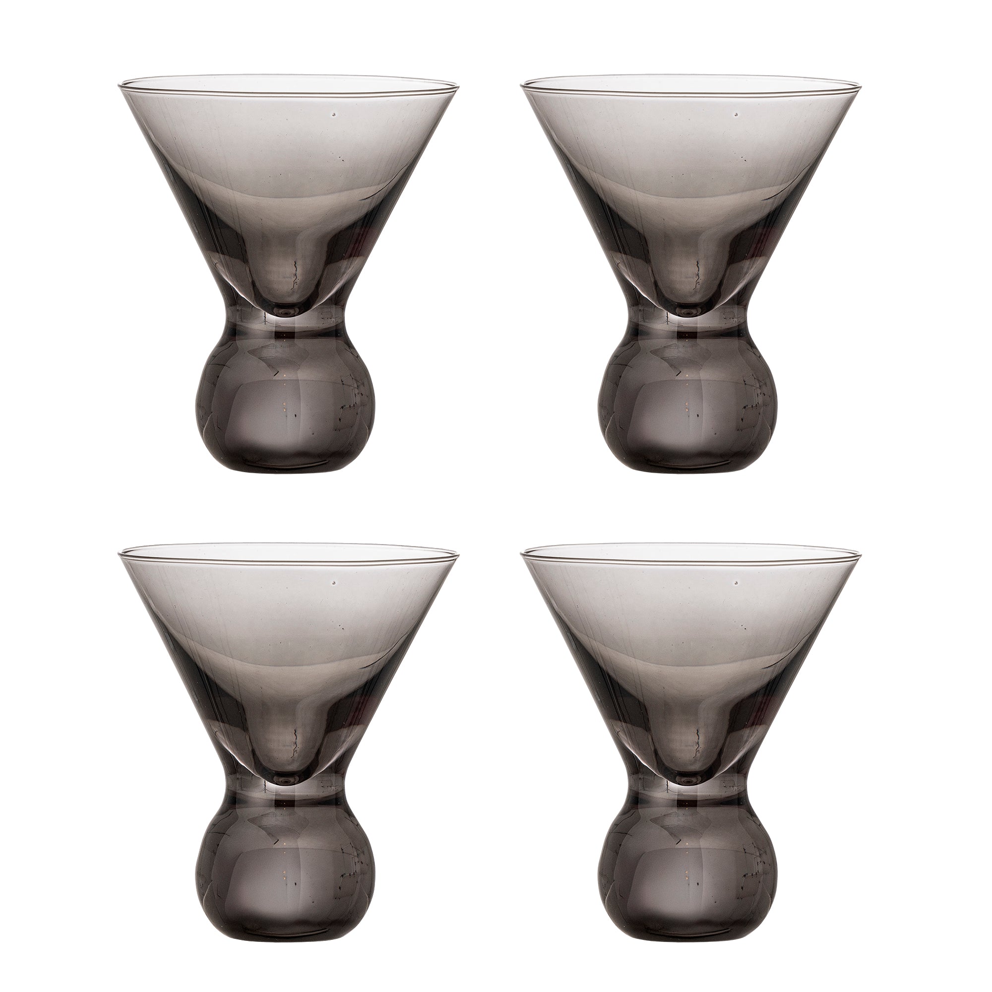 Corliss - Cocktail Glass - Grey - Glass