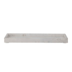 Majsa - Lot de 2 Plateaux - Blanc - Marbre