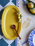 Limone - Plat De Service - Jaune - Grès