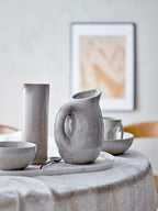 Taupe - Bowl - Grey - Stoneware