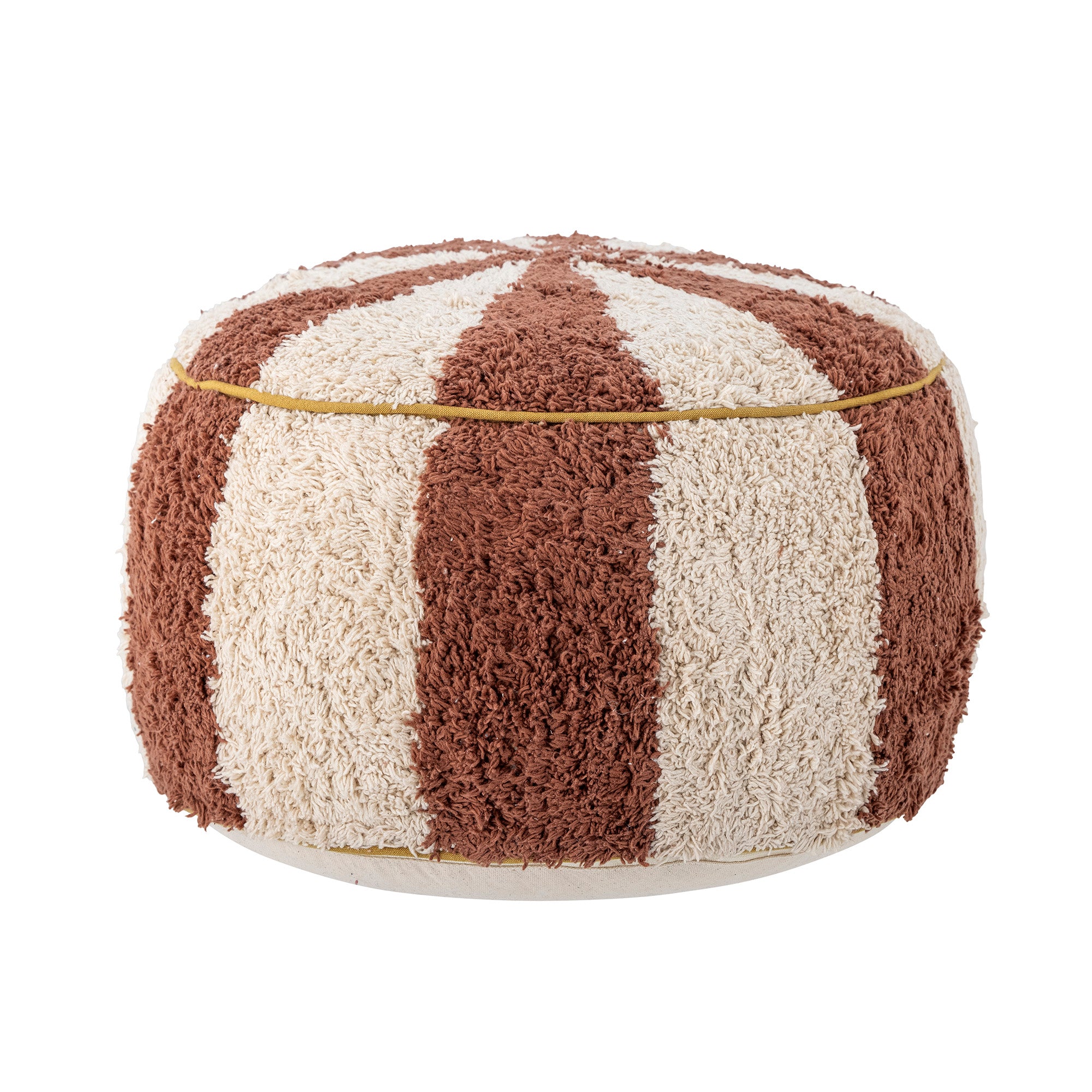 Charoline - Pouf - Marron - Coton