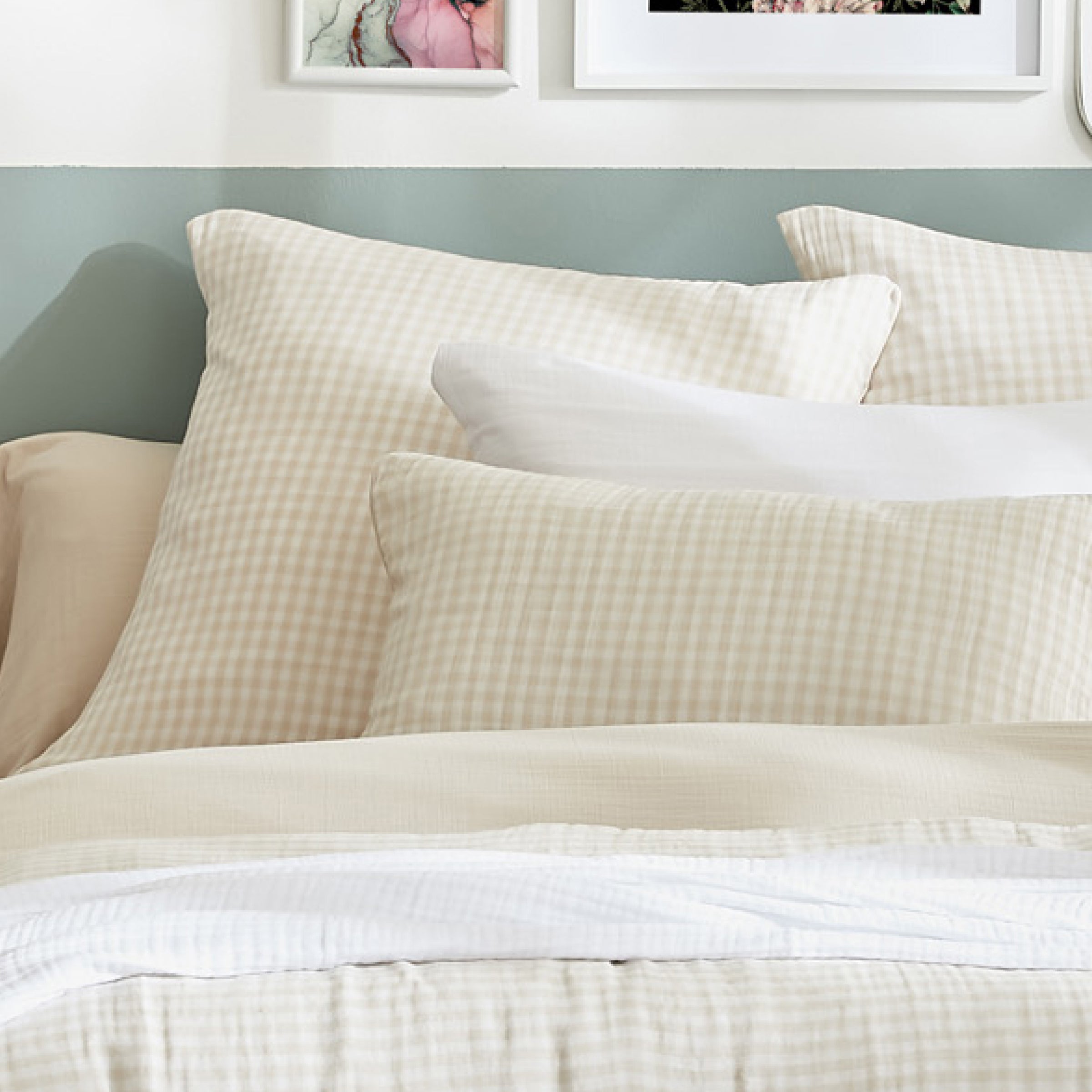 Vickie - Pillowcase - Cotton Gauze - Pampa