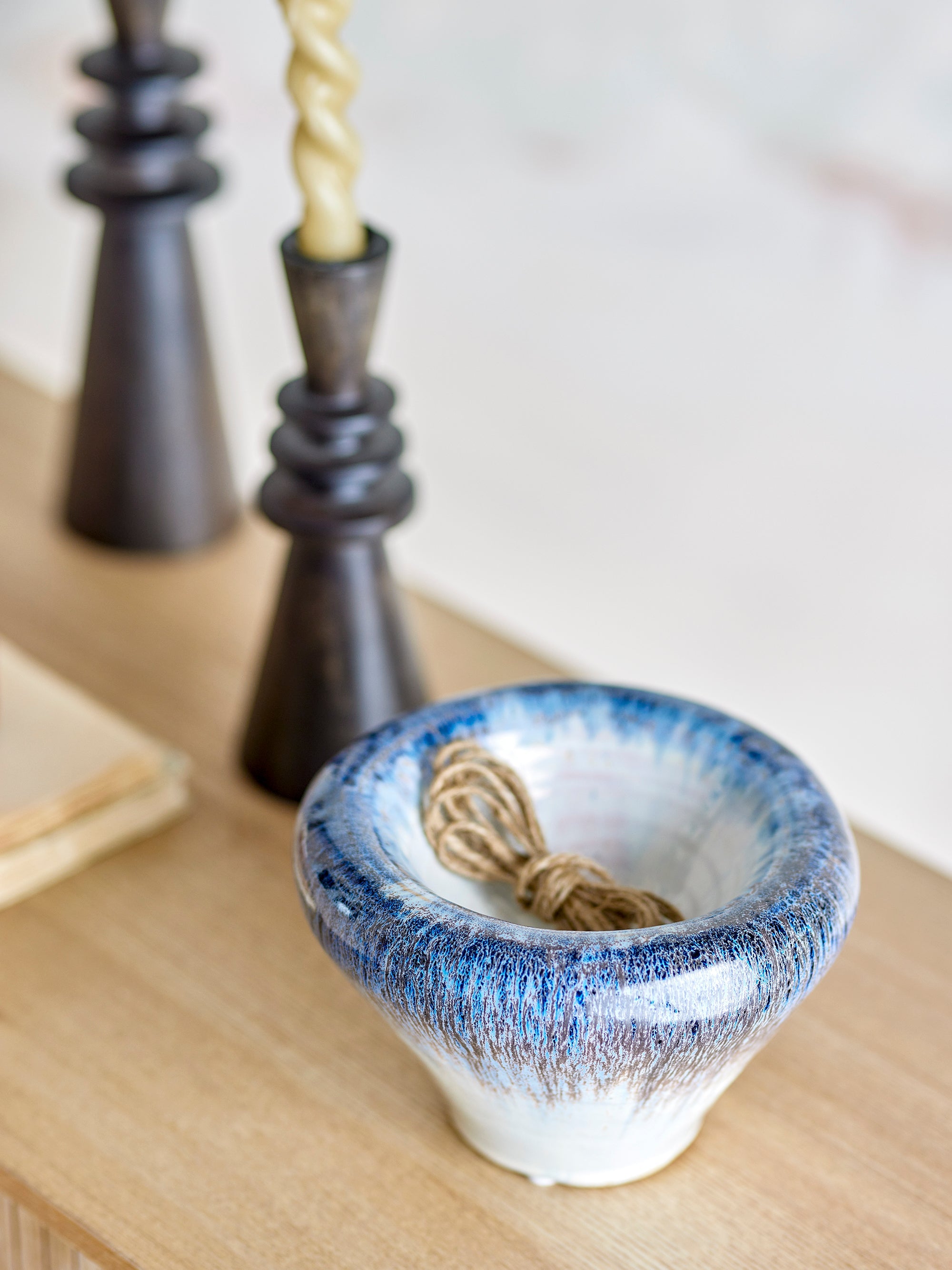 Finna - Set of 6 Bowls - Blue - Stoneware