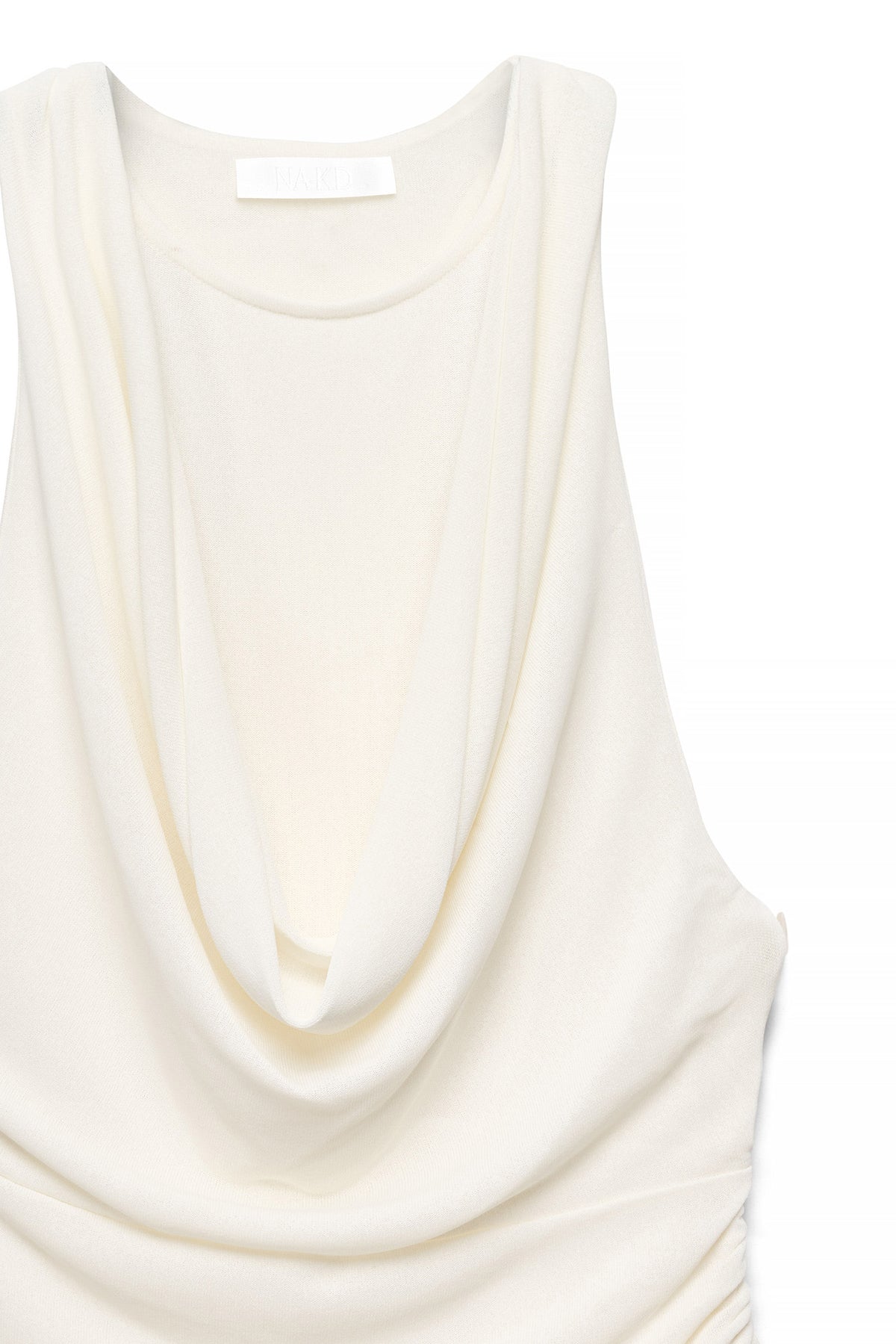 Top de punto racerback - Crema