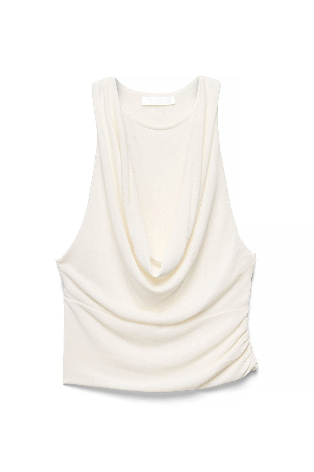 Top de punto racerback - Crema