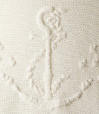 Pull Ras De Cou Ancre Brodee Main - Naturel - Femme