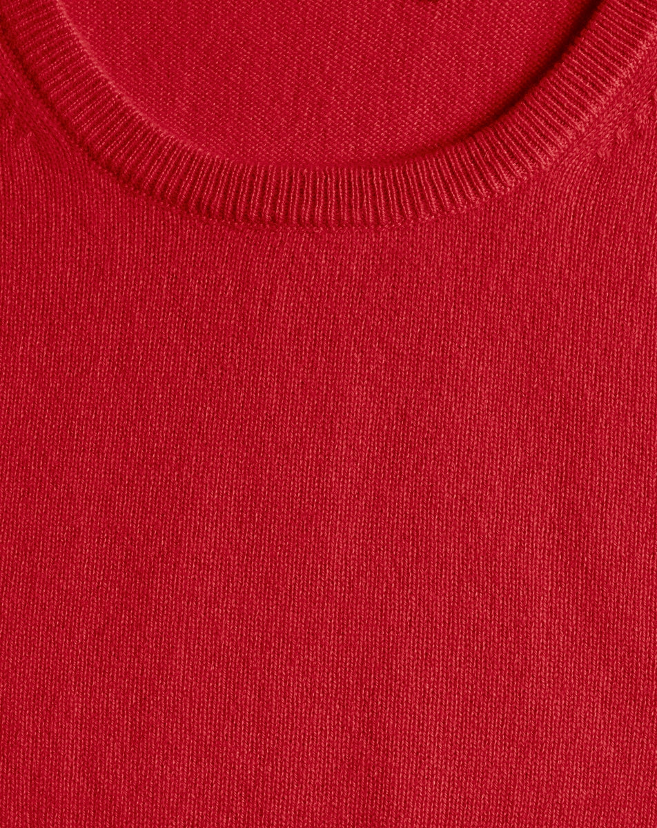 Pull Ras De Cou Manches Courtes Classique - Nepal - Femme