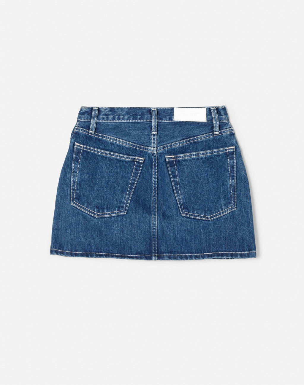 90S Mini Skirt - Iron Blue