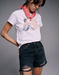 50S Cut Off Shorts - Destroyed Shadow Bla