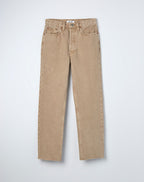 Jean 70S Stove Pipe - Washed Khaki