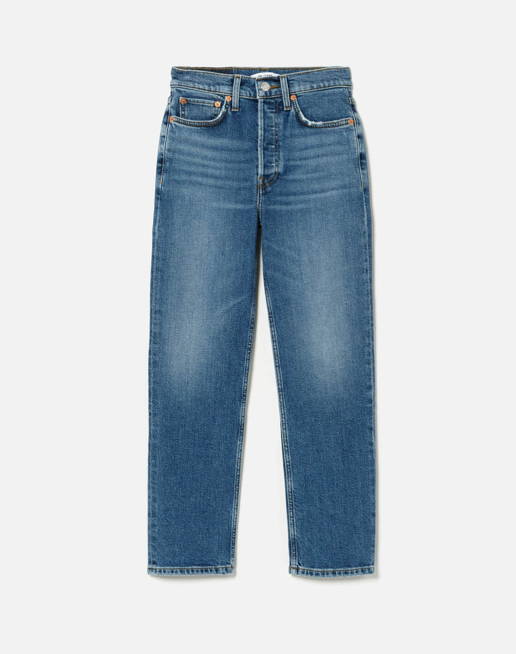 90S High Rise Extra Crop Jeans - Mid 70S