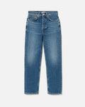 90S High Rise Extra Crop Jeans - Mid 70S
