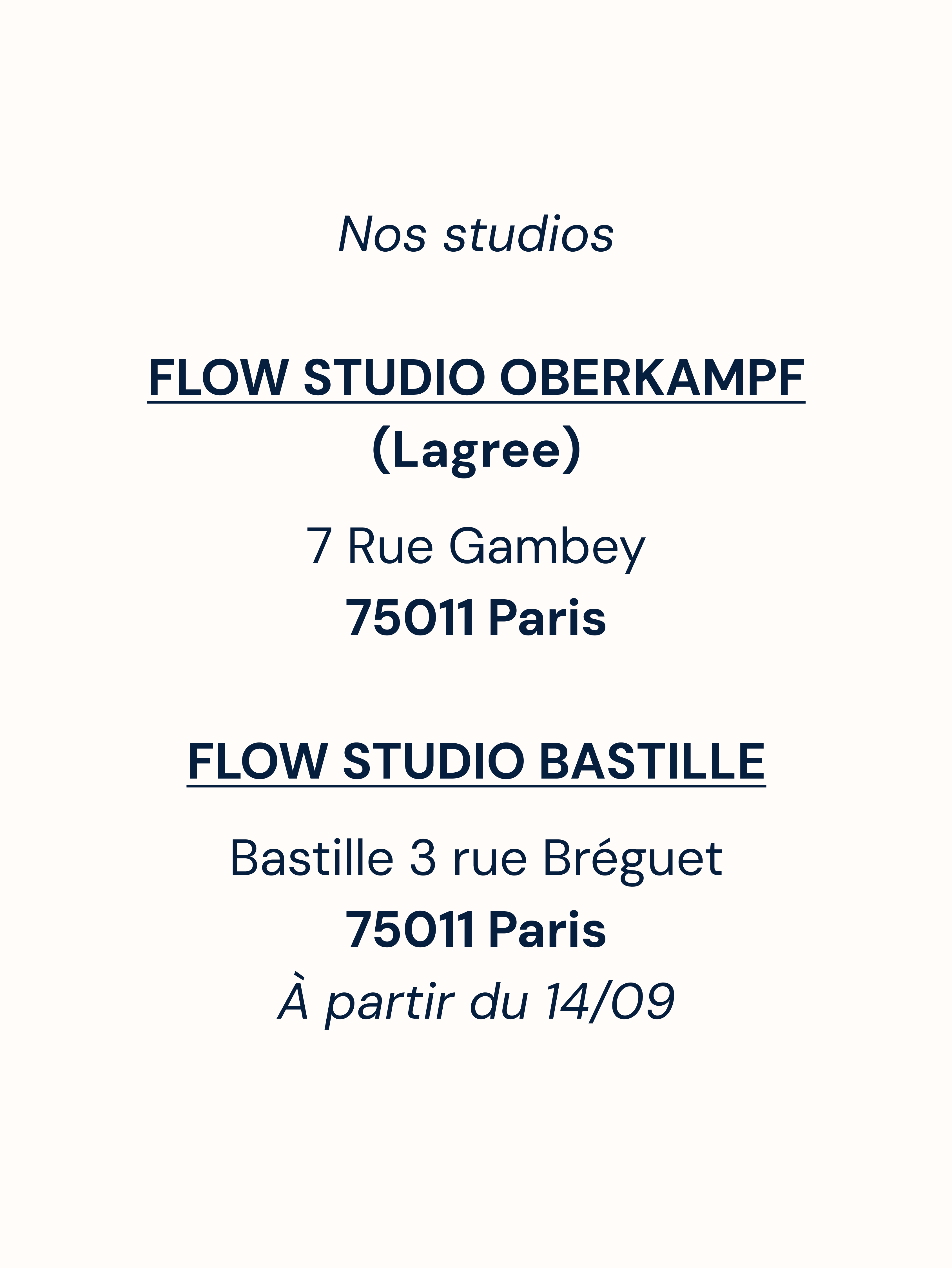 Flow Studio reassurance