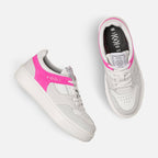 Rebound Low Woman Magenta Trainers - White and Pink - Women