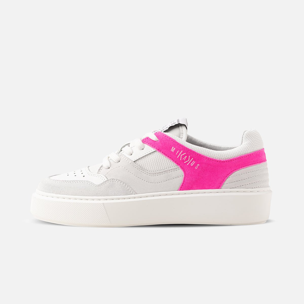 Rebound Low Woman Magenta Trainers - White and Pink - Women