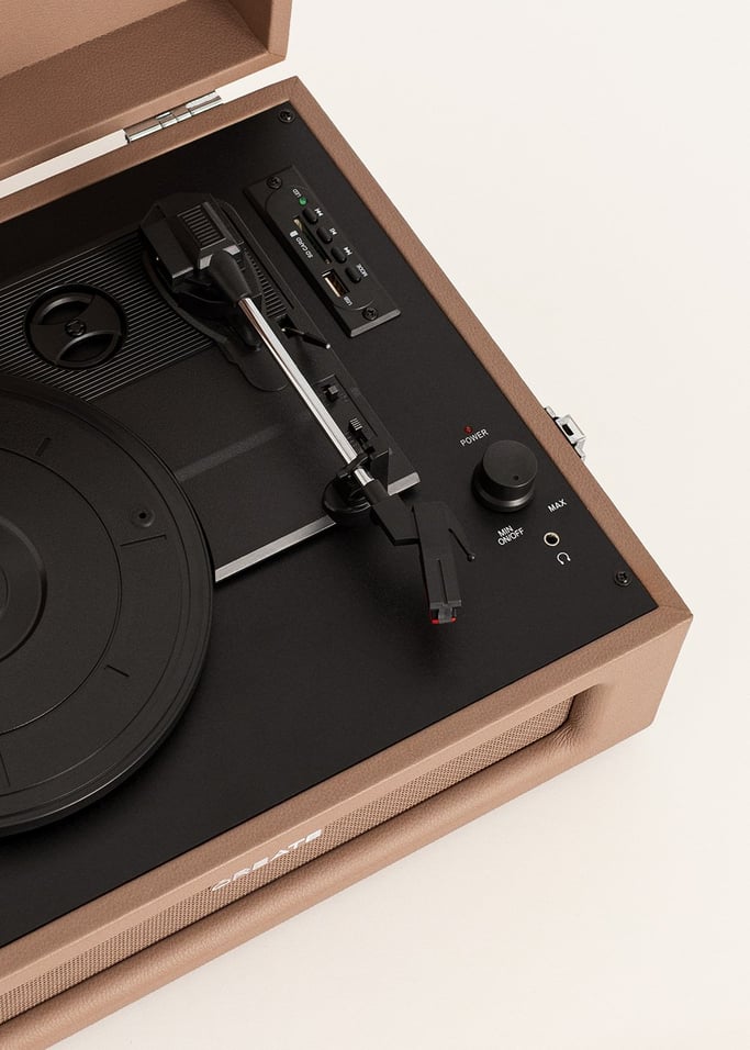 Retro Record Player - Bluetooth/USB/SD/MicroSD/MP3 Retro Record Player - Moka