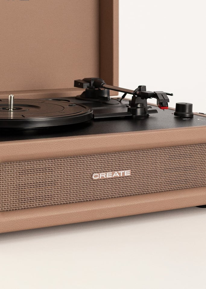 Retro Record Player - Bluetooth/USB/SD/MicroSD/MP3 Retro Record Player - Moka