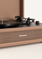 Retro Record Player - Bluetooth/USB/SD/MicroSD/MP3 Retro Record Player - Moka