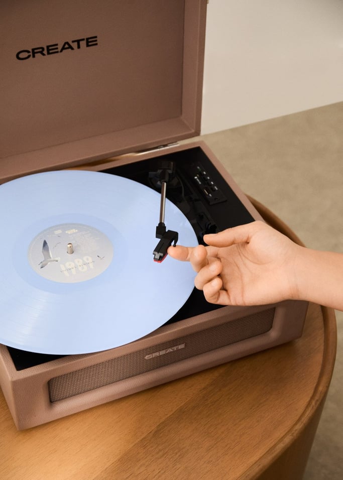 Retro Record Player - Bluetooth/USB/SD/MicroSD/MP3 Retro Record Player - Moka