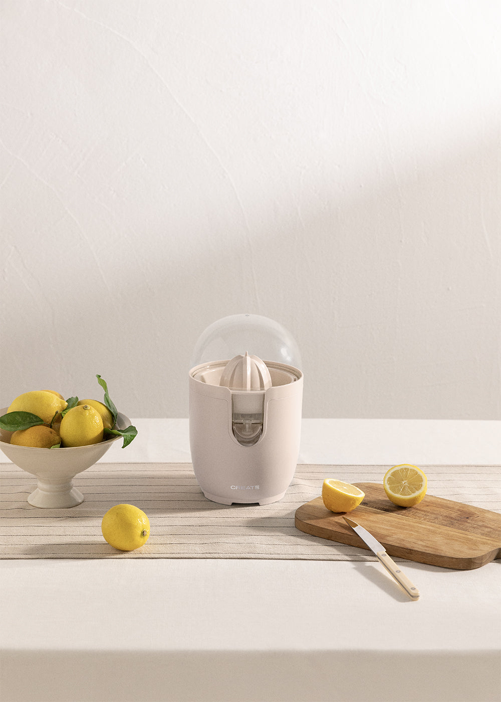 Juicer Retro - Exprimidor Eléctrico 90W - Blanco Roto