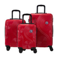 Set De 3 Valises Rafale Gps - Rouge