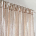 Curtain - Washed Linen With Gathering Braid - Sand Beige