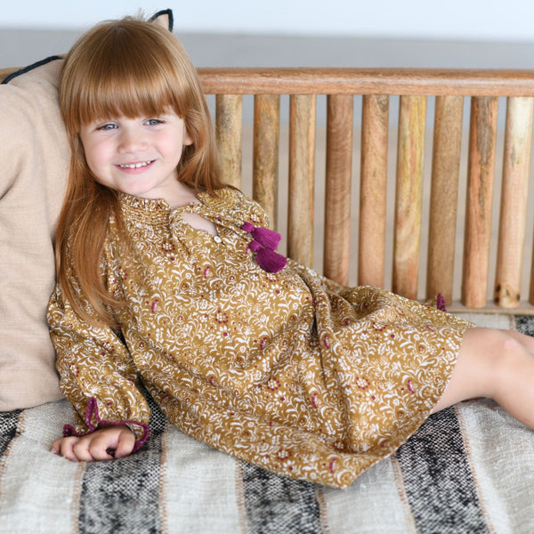Robe imprimée fleurs résolument « bohème » Rima