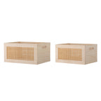 Piana - Caja De Almacenamiento - Natural - Pino Fsc®100%