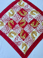 Foulard Cartier – Modèle Rouge Et Panthères