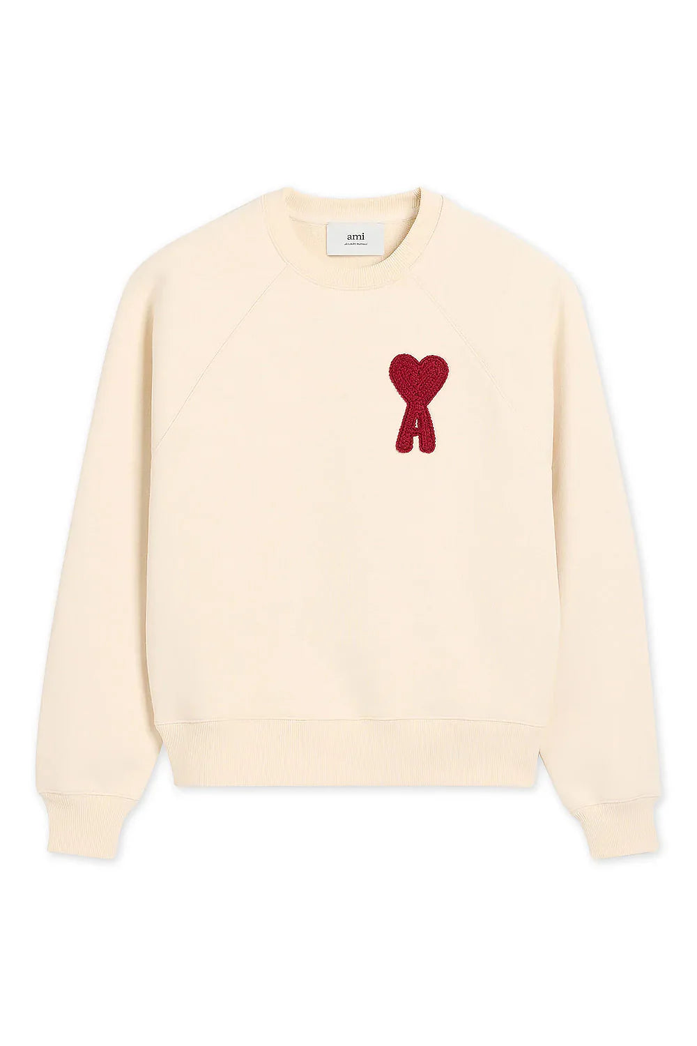 Ami Paris - Ami De Coeur Sweatshirt - Red Patch