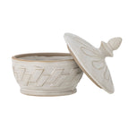 Pauline - Tarro Con Tapa - Natural - Gres