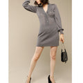 Vestido Alma - Punto Lurex Gris