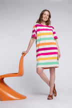Vestido Amalia Rayas Ettore Policromo