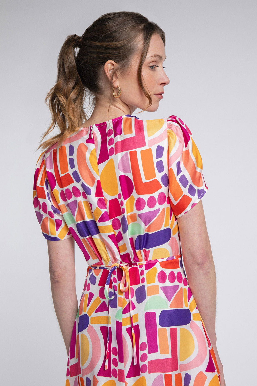 Anna Ettore Polychrome Dress