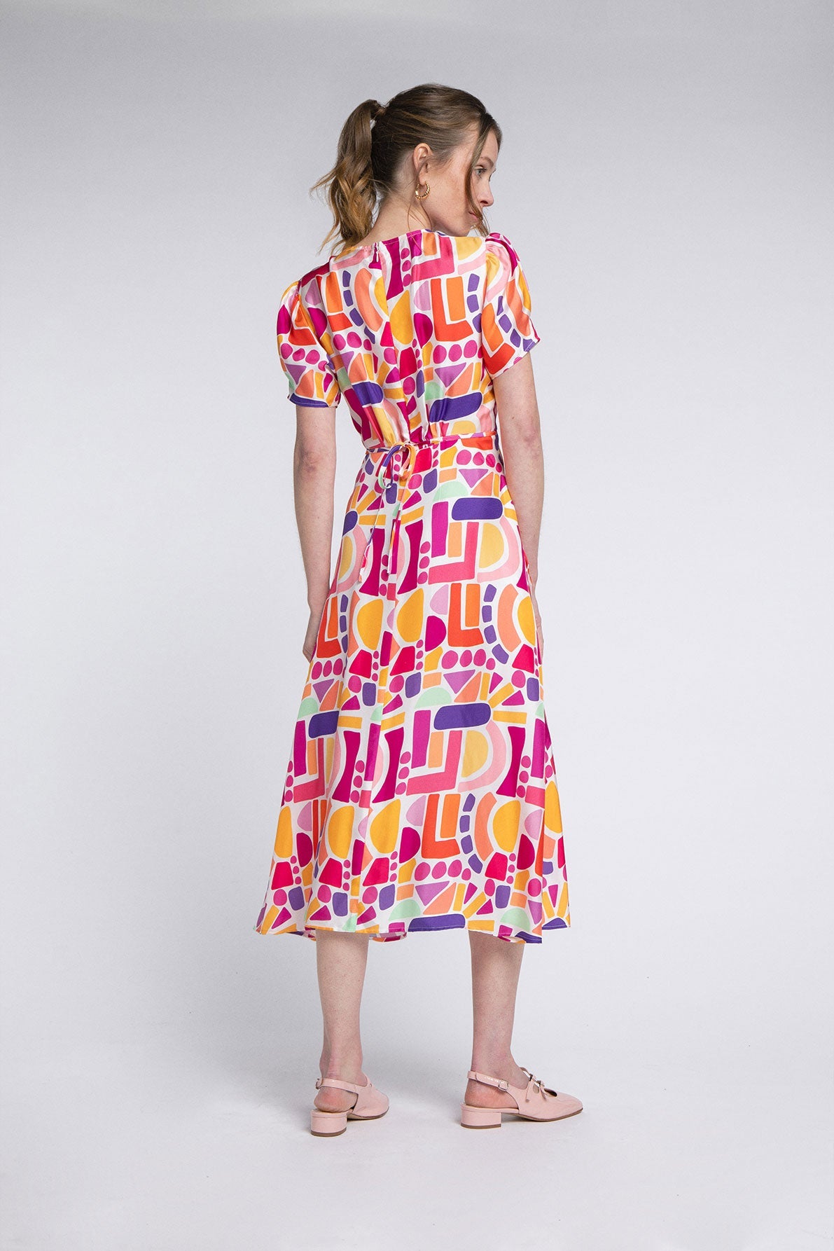 Anna Ettore Polychrome Dress