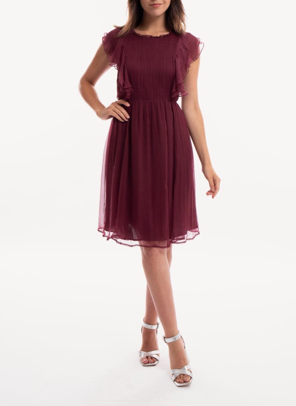 Caroll - Aurelia Dress - Plain Peony - Women