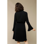 Rouje - Robe Brooke - En Crèpe Noir